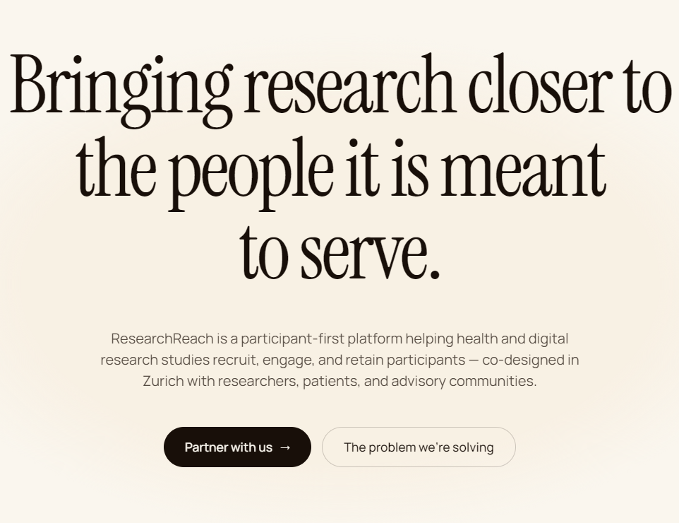 ResearchReach — bringing research closer to the people it is meant to serve